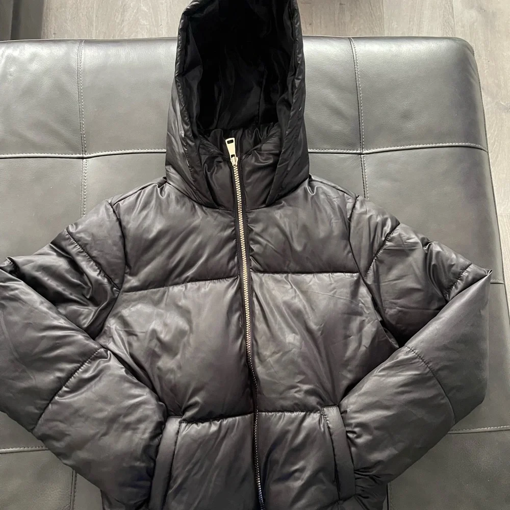 CI SONO Los Angeles Women’s Outerwear Cropped Puffer Jacket Black Size Small